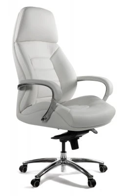 Кресло для руководителя Norden Порше / Porsche F181 ivory leather белая кожа